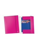 CARTELLINA C/ELASTICO WOW FUCSIA METAL 25X35CM 39830023