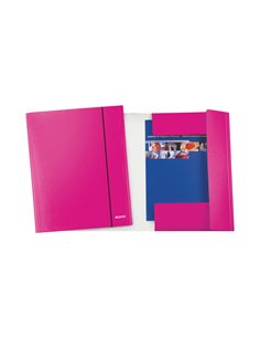 CARTELLINA C/ELASTICO WOW FUCSIA METAL 25X35CM 39830023
