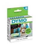 ROTOLO 750 ETICHETTE MULTIUSO RIMOV. 25X25MM X DYMO LW S0929120