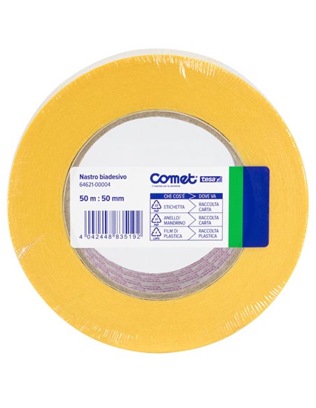 NASTRO BIADESIVO 50MTX50MM TRASP. 64-621 TERMO SINGOLO COMET 64621-00004-02