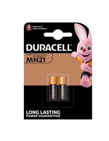 BLISTER 2 PILE DURACELL 12V (MN21) DU25