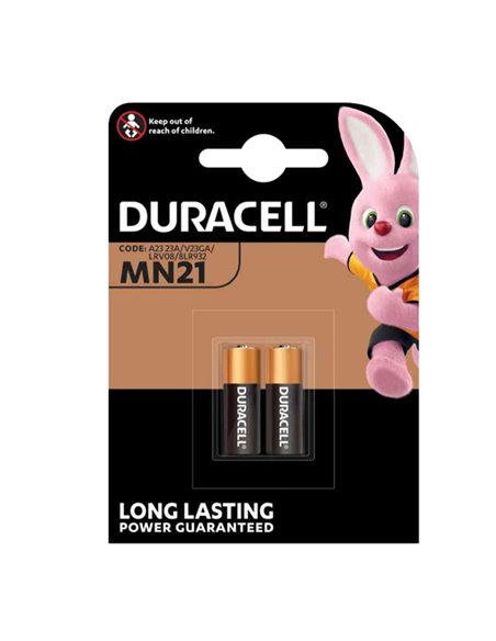 BLISTER 2 PILE DURACELL 12V (MN21) DU25