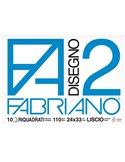 ALBUM P.M. FABRIANO2 (24X33CM) 10FG 110GR LISCIO SQUADRATO 04204205