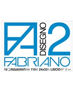 ALBUM P.M. FABRIANO2 (24X33CM) 10FG 110GR LISCIO SQUADRATO 04204205 FABRIANO ALBUM DISEGNO BIANCO