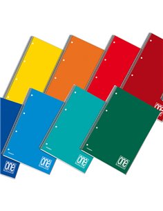 MAXIQUADERNO A4 SPIRALATO 5mm c/fori 70gr 140fg ONE COLOR BLASETTI 1160