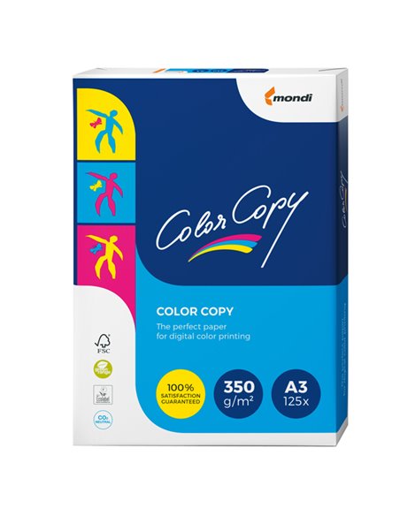 CARTA BIANCA COLOR COPY 320x450mm 350gr 125fg SRA3 MONDI 6398 MONDI BIANCA