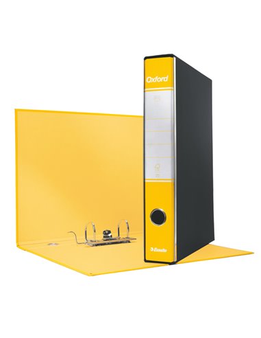 Registratore OXFORD G82 giallo dorso 5cm f.to commerciale ESSELTE 390782090 ESSELTE REGISTRATORI A LEVA