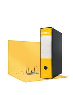 Registratore OXFORD G83 giallo dorso 8cm f.to commerciale ESSELTE 390783090 ESSELTE REGISTRATORI A LEVA