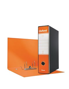 Registratore OXFORD G83 arancio dorso 8cm f.to commerciale ESSELTE 390783200 ESSELTE REGISTRATORI A LEVA