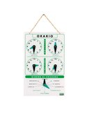 CARTELLO ORARIO IN ACRILICO ART.4506 4506