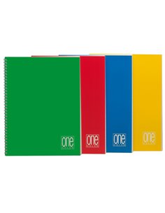 MAXIQUADERNO A4 SPIRALATO 4mm s/fori 80gr 60fg ONE COLOR BLASETTI 1142