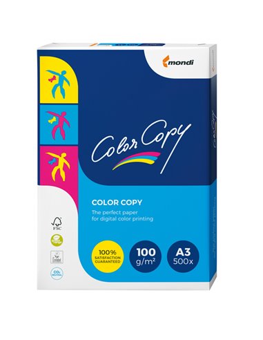 CARTA BIANCA COLOR COPY 320x450mm 100gr 500fg SRA3 MONDI 6324