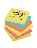 BLOCCO 100foglietti Post-it® 76x76mm 654-TFEN ENERGY 72GR ASSORTITO 7100296019