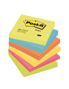 BLOCCO 100foglietti Post-it® 76x76mm 654-TFEN ENERGY 72GR ASSORTITO 7100296019