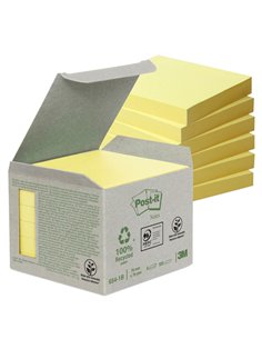 BLOCCO 100foglietti Post-it® Notes Green 76x76mm 654-1B GIALLO 7100172252