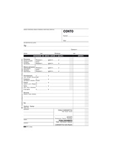 BLOCCO CONTO ALBERGO/PENSIONE 7GG 23X15CM 100FG USO MANO E5964 E5964 EDIPRO ALBERGHI-RISTORANTI