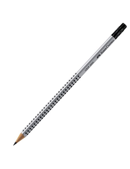 MATITA GRAFITE GRIP 2001 HB TRIANGOLARE C/GOMMINO FABER CASTELL 117200 FABER-CASTELL MATITE GRAFITE