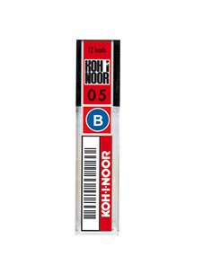 ASTUCCIO 12 MICROMINE 0,5mm B E205 KOHINOOR E205-B KOH.I.NOOR MINE