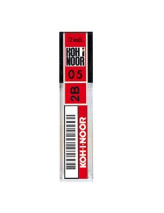 ASTUCCIO 12 MICROMINE 0,5mm 2B E205 KOHINOOR E205-2B