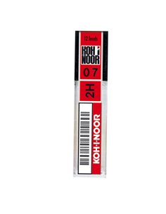 ASTUCCIO 12 MICROMINE 0,7mm 2H E207 KOHINOOR E207-2H KOH.I.NOOR MINE