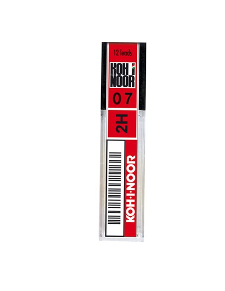 ASTUCCIO 12 MICROMINE 0,7mm 2H E207 KOHINOOR E207-2H KOH.I.NOOR MINE