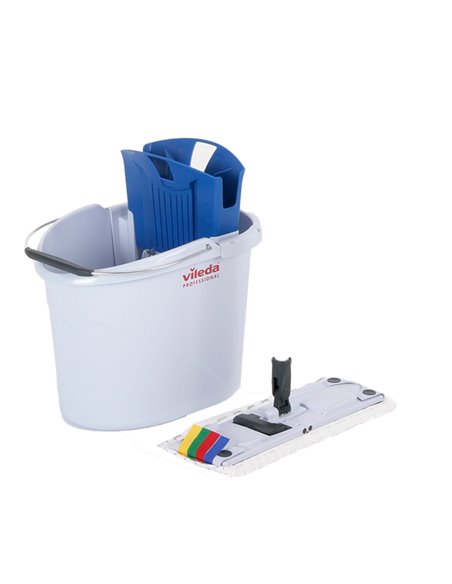 Kit Ultra Speed Mini: secchio 10Lt con strizzatore+telaio+mop microfibra VILEDA 133854 VILEDA ACCESSORI PER PULIZIA AMBIENTI