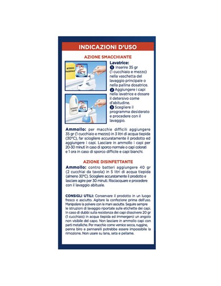 ADDITIVO DISINFETTANTE DEO+ 450GR PER TESSUTI OMINO BIANCO M92341