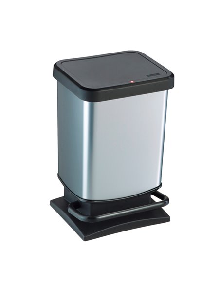 PATTUMIERA PASO 20LT A PEDALE IN PPL METALLIZZATO ROTHO F600051 ROTHO PATTUMIERE E BIDONI