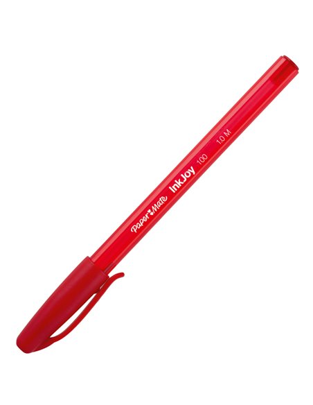 Penna sfera INKJOY 100 Stick 1,0mm rosso PAPERMATE S0957140 PAPERMATE CON CAPPUCCIO