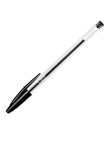 Dispenser value pack 90+10 penna sfera CRISTAL® medio 1,0mm nero BIC® 942911 BIC CON CAPPUCCIO
