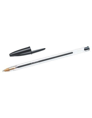 Dispenser value pack 90+10 penna sfera CRISTAL® medio 1,0mm nero BIC® 942911 BIC CON CAPPUCCIO