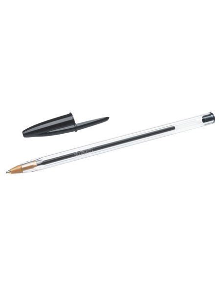 Dispenser value pack 90+10 penna sfera CRISTAL® medio 1,0mm nero BIC® 942911 BIC CON CAPPUCCIO