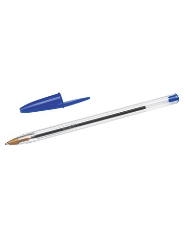 Dispenser value pack 90+10 penna sfera CRISTAL® medio 1,0mm blu BIC® 942910 BIC CON CAPPUCCIO