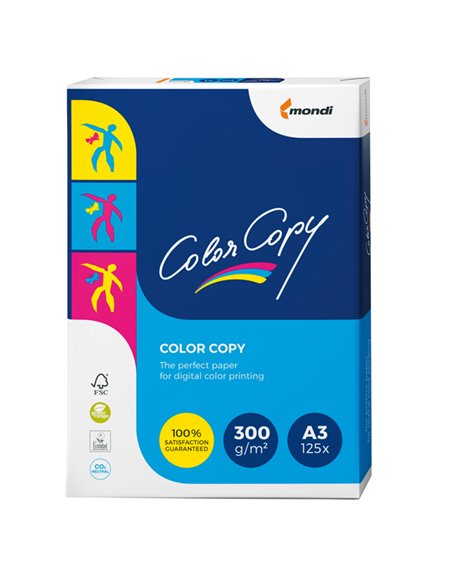 CARTA BIANCA COLOR COPY 320x450mm 300gr 125fg SRA3 MONDI 6394 MONDI BIANCA
