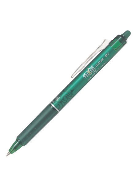 PENNA SFERA A SCATTO FRIXIONball CLICKER 0,7mm VERDE PILOT 006793 PILOT CANCELLABILI