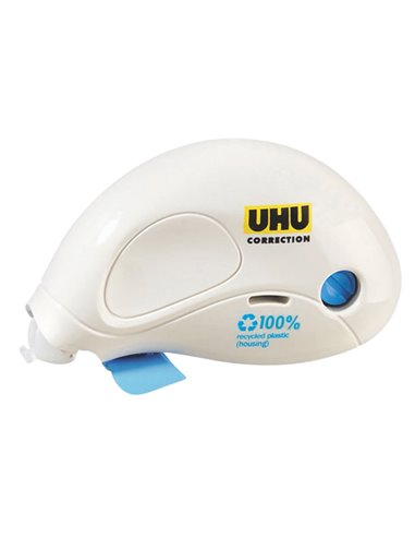 Correttore a nastro Roller Compact Correction 5mm x 10mt 100 recycled UHU 63521
