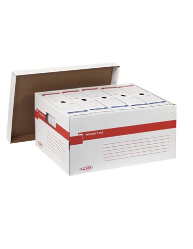SCATOLA ARCHIVIO CON COPERCHIO MEMORY X FILE 37x27x52CM 673200 SEI ROTA SCATOLE ARCHIVIO IN CARTONE