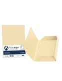 25 cartelline 3 lembi ACQUA 200gr 24,5x34,5cm camoscio FAVINI A50R434