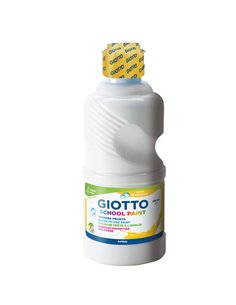 TEMPERA PRONTA 250ML lavabile GIOTTO BIANCO 530801