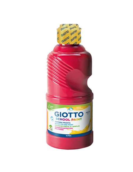 TEMPERA PRONTA 250ML lavabile GIOTTO ROSSO 530808