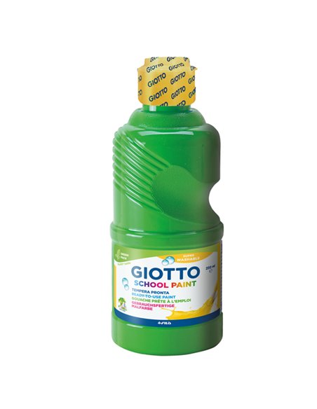 TEMPERA PRONTA 250ML lavabile GIOTTO VERDE 530812 GIOTTO TEMPERE