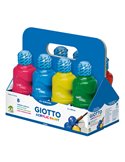 SCHOOLPACK 8 FLACONI TEMPERA PRONTA ACRILICA 250ML COLORI ASSORTITI GIOTTO 535100