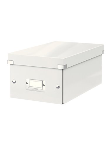 SCATOLA ARCHIVIO DVD CLICKSTORE BIANCO METAL 60420001 LEITZ SCATOLE ARCHIVIO CON MANIGLIE