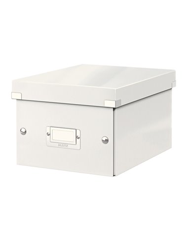 SCATOLA ARCHIVIO PICCOLA CLICKSTORE BIANCO METAL 60430001 LEITZ SCATOLE ARCHIVIO CON MANIGLIE