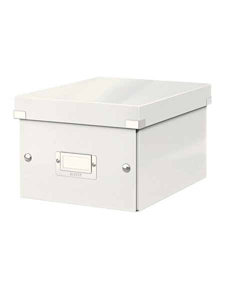 SCATOLA ARCHIVIO PICCOLA CLICKSTORE BIANCO METAL 60430001 LEITZ SCATOLE ARCHIVIO CON MANIGLIE