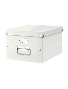 SCATOLA ARCHIVIO MEDIA CLICKSTORE BIANCO METAL 60440001