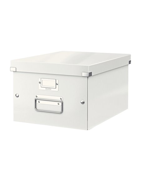 SCATOLA ARCHIVIO MEDIA CLICKSTORE BIANCO METAL 60440001