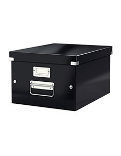 SCATOLA ARCHIVIO MEDIA CLICKSTORE NERO 60440095 LEITZ SCATOLE ARCHIVIO CON MANIGLIE