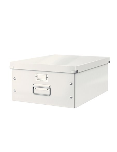 SCATOLA ARCHIVIO GRANDE CLICKSTORE BIANCO METAL 60450001 LEITZ SCATOLE ARCHIVIO CON MANIGLIE