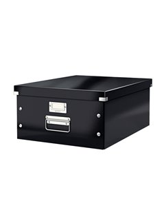 SCATOLA ARCHIVIO GRANDE CLICKSTORE NERO METAL 60450095 LEITZ SCATOLE ARCHIVIO CON MANIGLIE